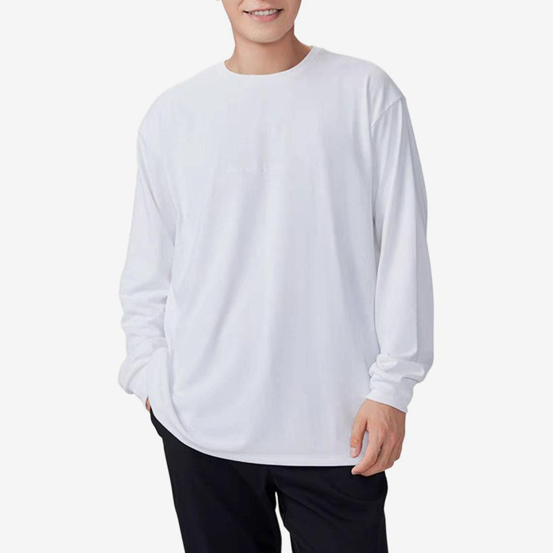 New Balance/NB正品2025新款男子复古休闲百搭长袖T恤AMT45023-WT