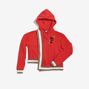 Puma/彪马新款女士宽松不规则下摆运动连帽卫衣532500-01
