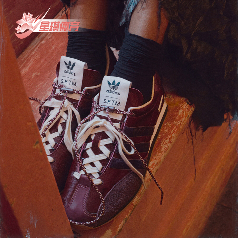 Adidas/阿迪达斯正品三叶草男女同款低帮透气休闲鞋JH9011