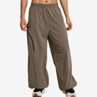 1382740 梭织长裤 户外女士运动训练宽松复古时尚 200 安德玛正品