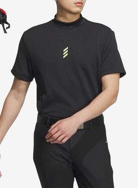 Adidas/阿迪达斯正品CodeChaos男士套头半高领经典短袖T恤JJ0222
