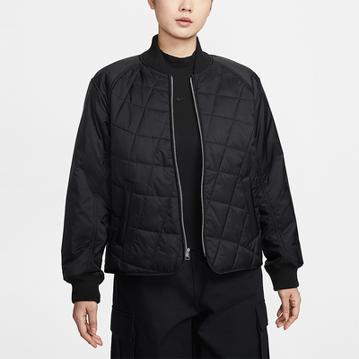 Nike/耐克正品2026春季款女士日常立领保暖休闲棉服IF0343-010