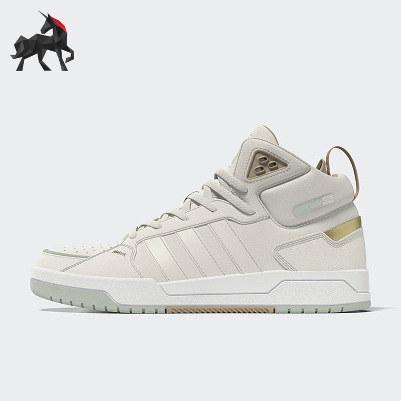 Adidas/阿迪达斯正品NEO 100DB MID SHOES男女高帮板鞋HQ4556