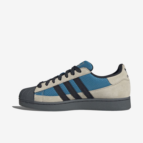 Adidas阿迪达斯正品SUPERSTAR男女拼色系带圆头低帮板鞋KK4744