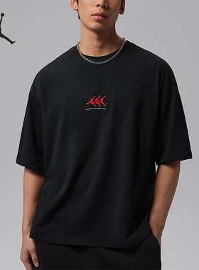 Nike/耐克正品Jordan Flight男士宽松印花经典短袖T恤IF3134-010
