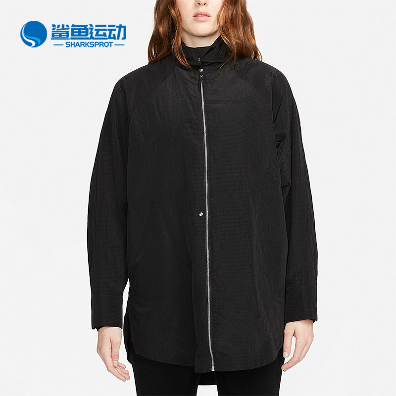 Nike/耐克正品ESC女子运动休闲梭织衬衫式夹克外套DR5399-010