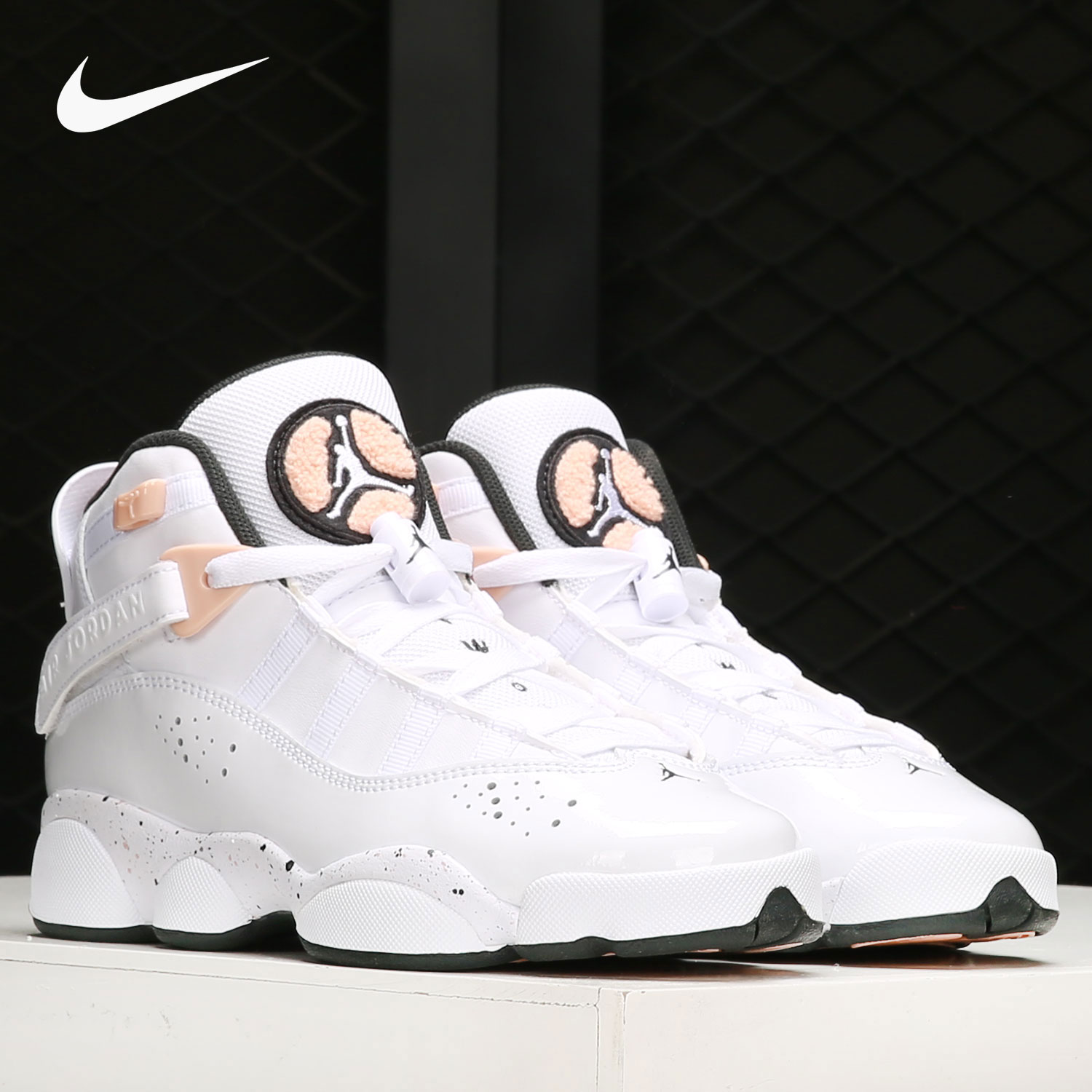 nike/耐克正品2021春季大童系带透气舒适运动篮球鞋323419-180