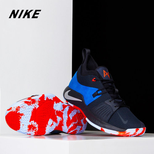 Nike/耐克正品PG2 EP男新款保罗乔治2代全明星透气篮球鞋  AJ2040