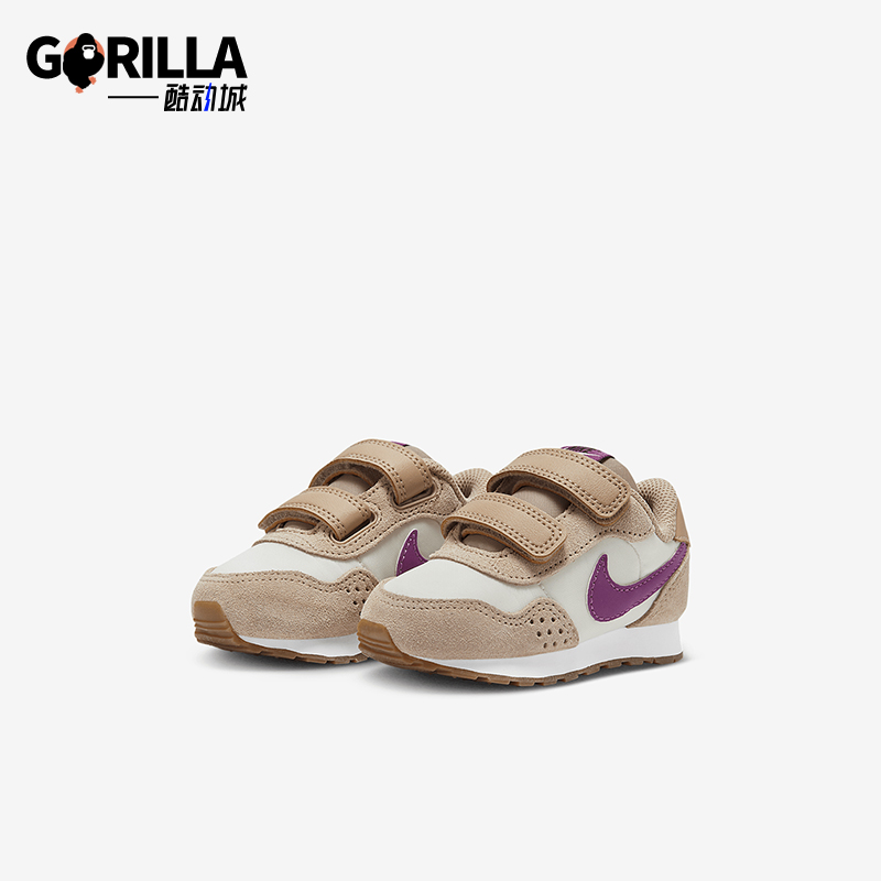 耐克婴童魔术贴运动低帮跑步鞋