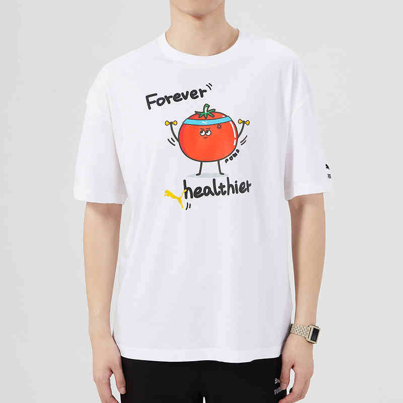 彪马夏季男动休闲圆领短袖