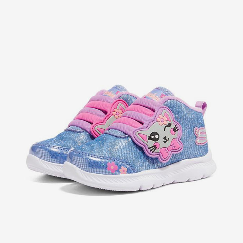 Skechers/斯凯奇正品当季小童2D动物头魔术贴加绒保暖运动鞋