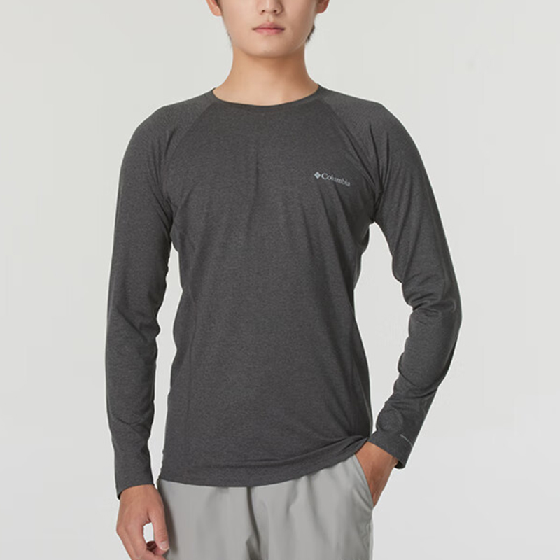 哥伦比亚男士休闲运动长袖T恤