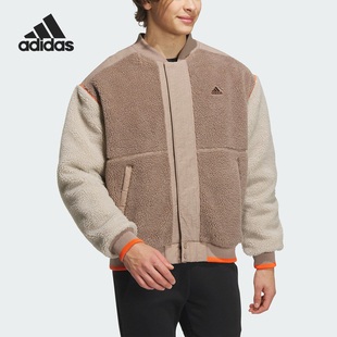 Adidas 2023秋季 新款 男子羊羔毛保暖外套IL8918 阿迪达斯正品