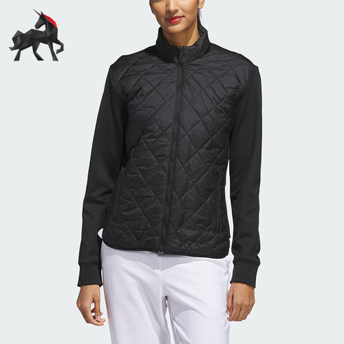 Adidas/阿迪达斯正品2025秋季款女士日常立领高尔夫棉服KA7965
