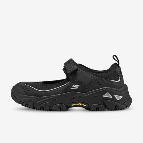 Skechers斯凯奇正品D'LITES Hiker女款户外出行凉鞋180211-BKSL
