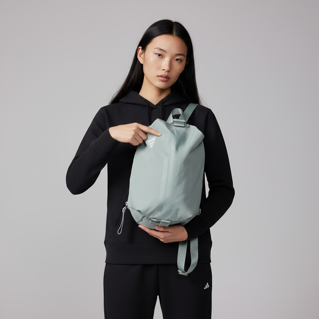 Adidas/阿迪达斯官方正品新款男女户外收纳运动斜跨手提包KC1405