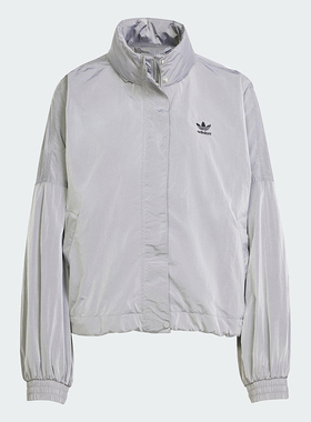 Adidas/阿迪达斯正品三叶草女士宽松透气立领运动夹克外套JD2584
