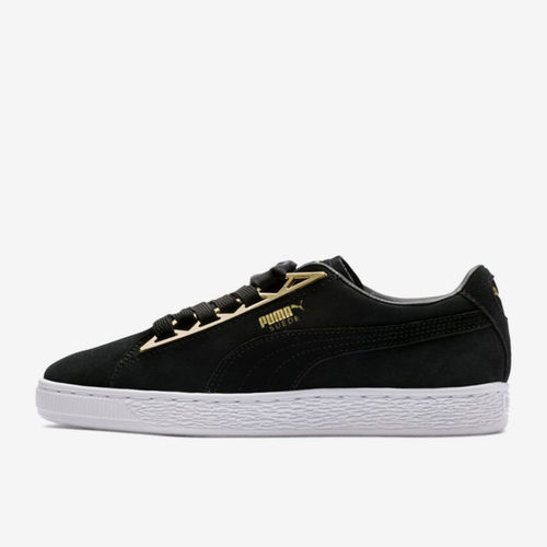 Puma彪马正品Suede Jewel Metallic女低帮轻便防滑板鞋366725-01