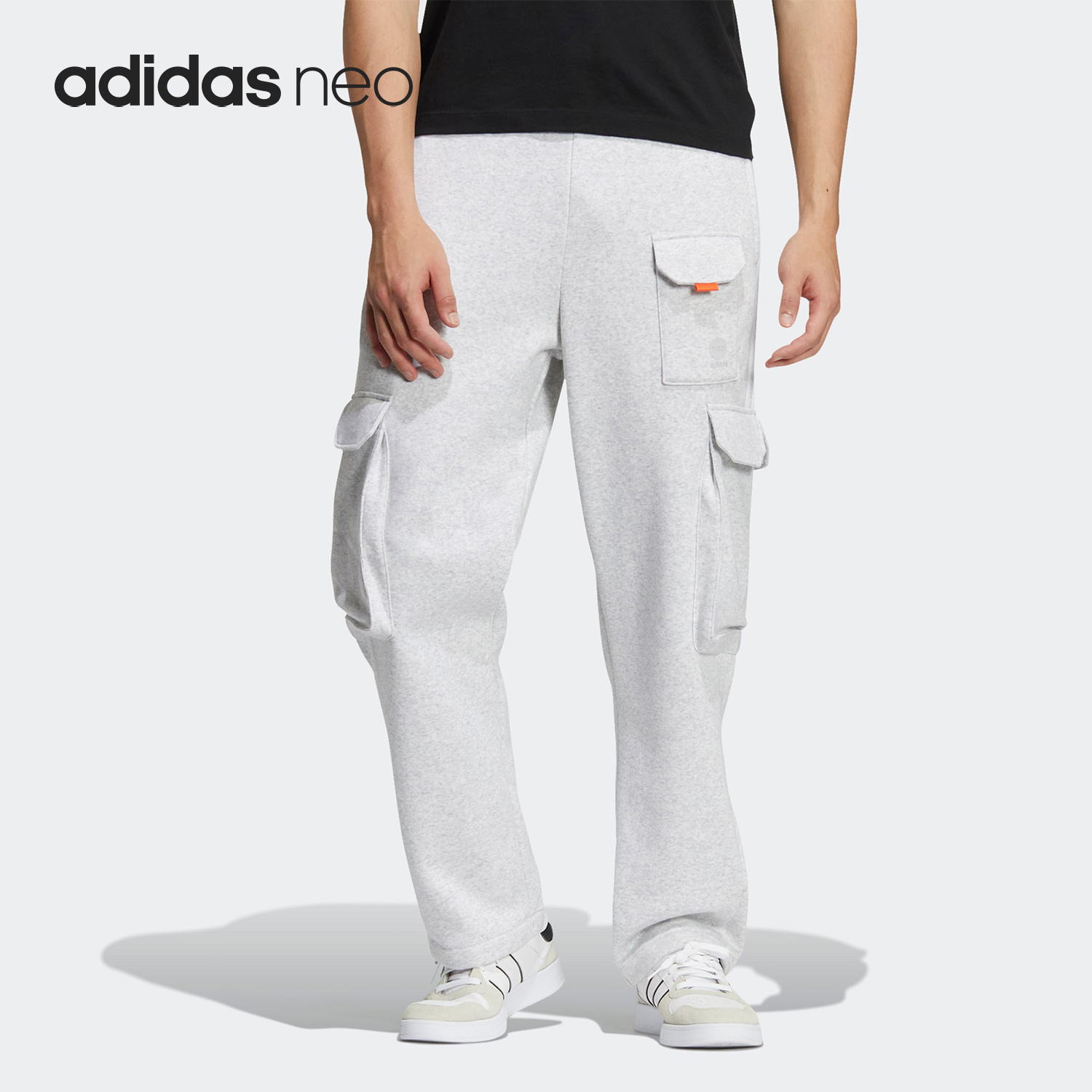 Adidas/阿迪达斯正品当季新款工装男子直筒运动长裤 HN0041