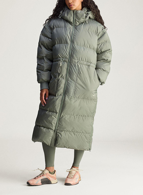 Adidas/阿迪达斯正品SMC新款女灰绿宽松保暖夹克外套KA7427