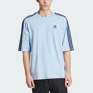 透气宽松休闲运动经典 Adidas 阿迪达斯正品 三叶草男士 JP1056 短袖