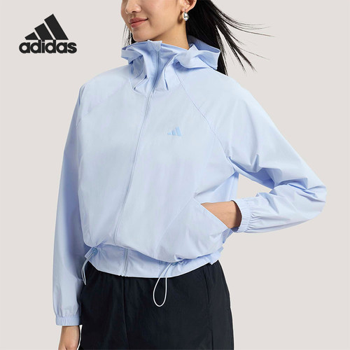 Adidas/阿迪达斯正品SFL WV JKT2女士宽松经典凉感运动外套KH2711