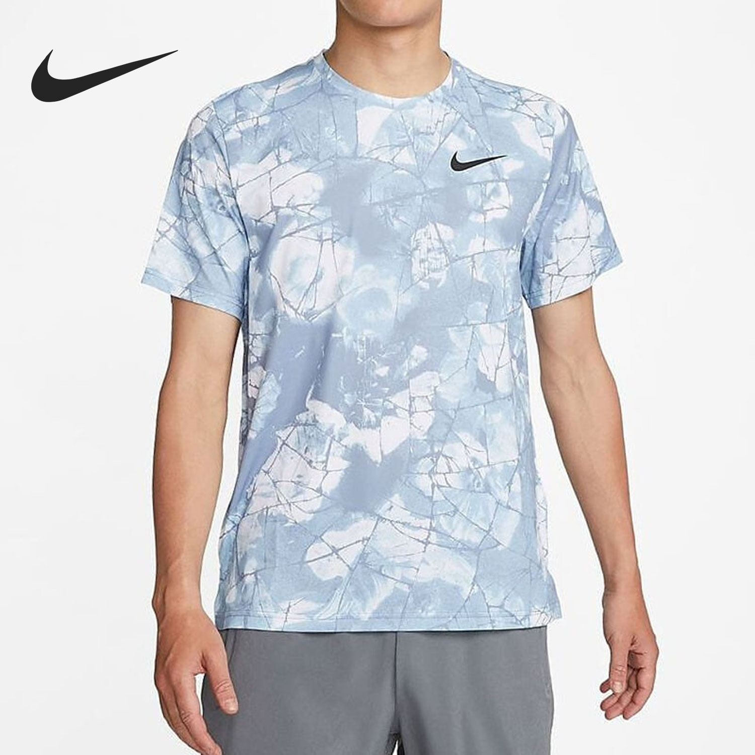 Nike/耐克正品夏季新款男子扎染休闲运动短袖T恤DQ5422-493