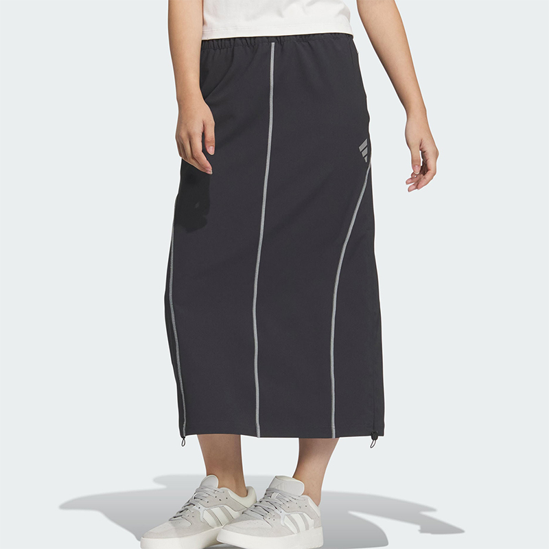 阿迪达斯女士拒水运动休闲半身裙