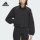 JKT Adidas 女士简约宽松外套JN0766 阿迪达斯正品 FUSTL