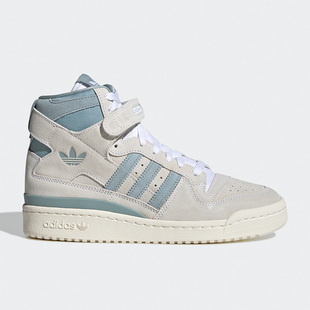 阿迪达斯正品 W女子高帮休闲板鞋 三叶草FORUM GZ4379 Adidas