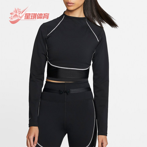 Nike/耐克正品新款黑色简约透气休闲舒适经典运动卫衣CK7807-010