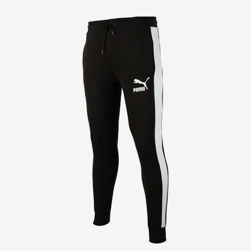 Puma/彪马官方正品当季新款拼色抽绳男子运动长裤620580-01