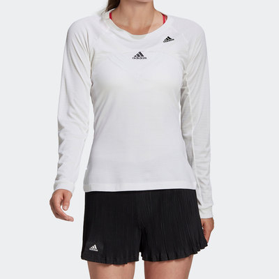 阿迪达斯运动训练长袖T恤