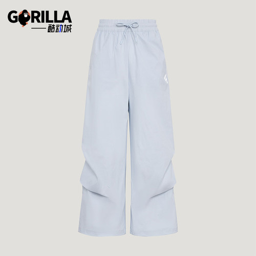 Adidas/阿迪达斯正品FOS W WV PANT女士拒水梭织系带休闲裤KW5716