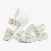 斯凯奇正品 FOOTSTEPS 女子透气运动凉鞋 Skechers 111099 WHT