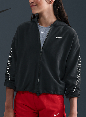 Nike/耐克正品Dri-FIT大童连帽运动拉链休闲外套HV0734-010