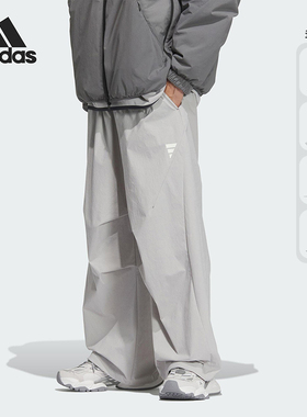 Adidas/阿迪达斯正品新款男士梭织户外宽松经典运动休闲裤KB4614