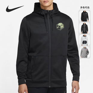 男子训练连帽运动外套CZ2422 Nike THERMA 新款 063 耐克正品