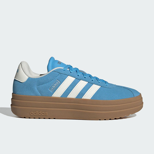 Adidas/阿迪达斯正品VL COURT BOLD女士耐磨厚底休闲板鞋KJ6855