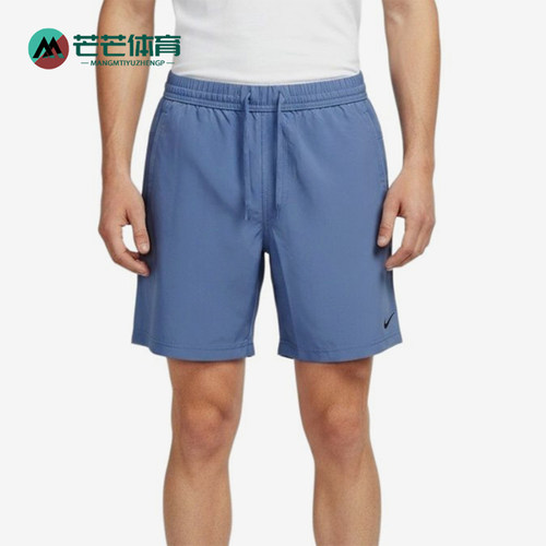 Nike/耐克正品男士经典运动LOGO图案系带休闲短裤DV9858-459