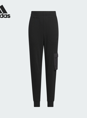 Adidas/阿迪达斯正品当季新款男童针织运动休闲裤IT1797
