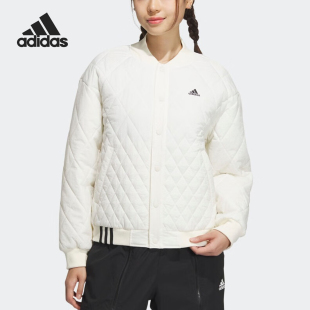 女子防风保暖运动棉服IK7630 新款 Adidas 阿迪达斯正品