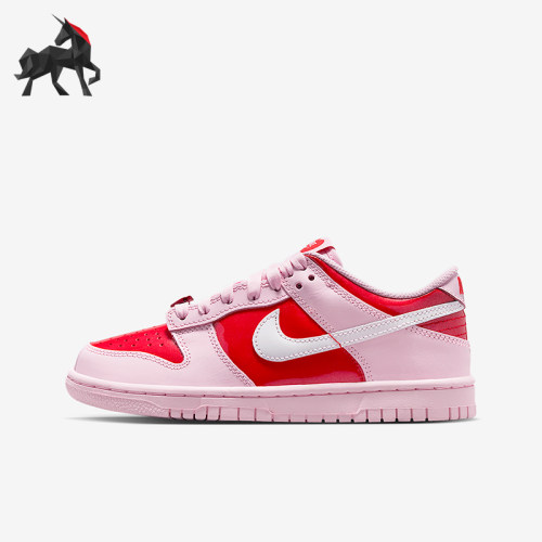 Nike/耐克正品Dunk Low GS女子大童经典低帮系带运动鞋IQ0218-663