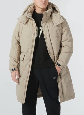 New Balance/NB正品男士连帽冬季保暖简约羽绒服外套NPD4E241-LBE