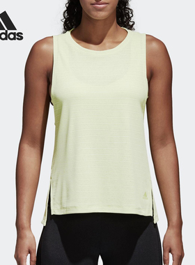 Adidas/阿迪达斯官方正品夏季女子透气舒适休闲运动T恤背心CF3801