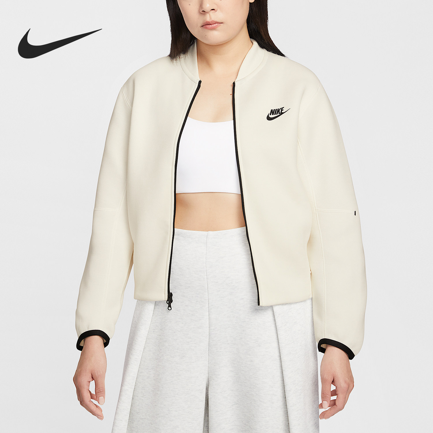 Nike/耐克官方正品2026春季款女士立领印花针织外套IQ0079-102,运动服/休闲服装,运动茄克/外套,淘宝优惠券,粉丝福利购,淘宝优惠卷