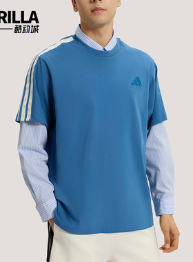 Adidas/阿迪达斯正品夏季男士复古运动经典运动透气短袖T恤KR2492