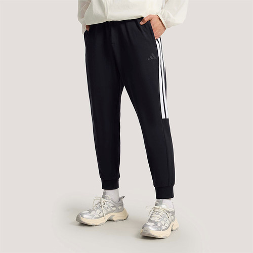 Adidas/阿迪达斯正品2026男士休闲经典束脚日常健身长裤KS0280