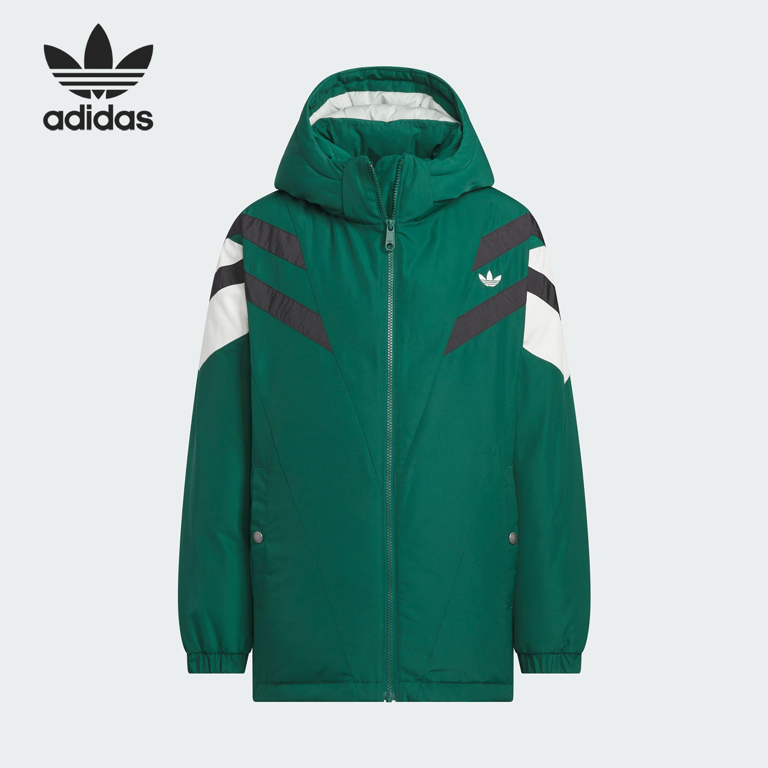 Adidas/阿迪达斯正品三叶草儿童宽松防风保暖羽绒服KD4062