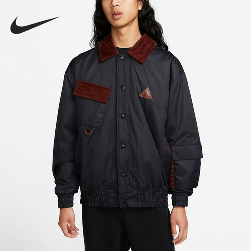 Nike/耐克正品冬季新款男子运动保暖休闲翻领棉服DQ6120-010